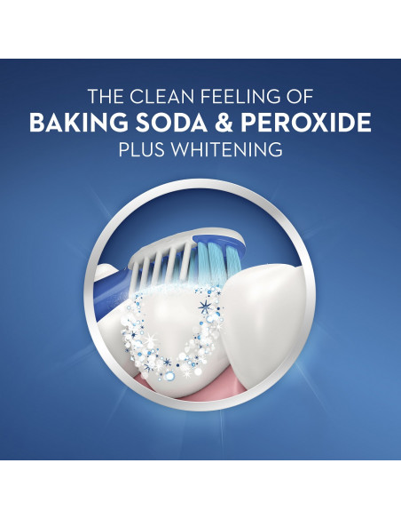 Отбеливающая зубная паста Crest Baking Soda & Peroxide Whitening with Tartar Protection фото 4