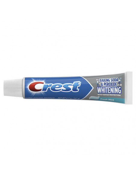 Отбеливающая зубная паста Crest Baking Soda & Peroxide Whitening with Tartar Protection фото 2
