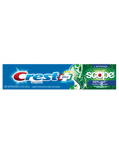 Отбеливающая зубная паста Crest Complete Multi-Benefit Whitening + Scope Outlast фото 1