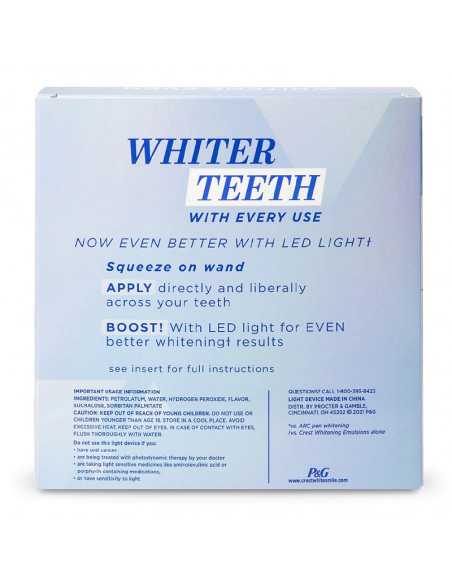 Crest Whitening Emulsions with LED Accelerator Light фото 2