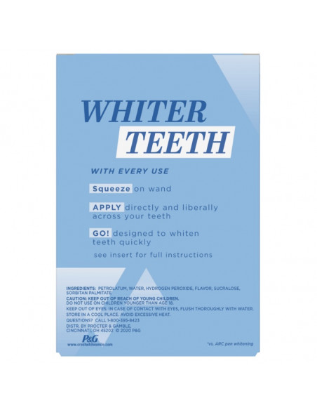 Crest Whitening Emulsions Leave-on Teeth Whitening Treatment with Whitening Wand Applicator фото 3