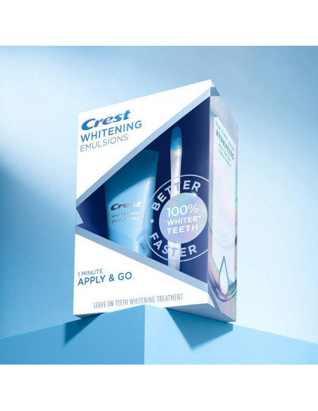 Crest Whitening Emulsions Leave-on Teeth Whitening Treatment with Whitening Wand Applicator фото 5