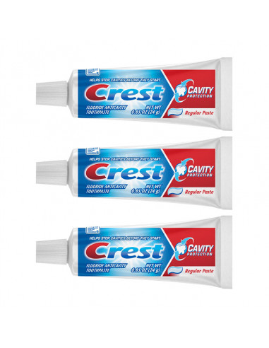 Crest Cavity Protection Regular Paste Mini - Зубная паста (комплект из 3-х зубных паст) фото 1