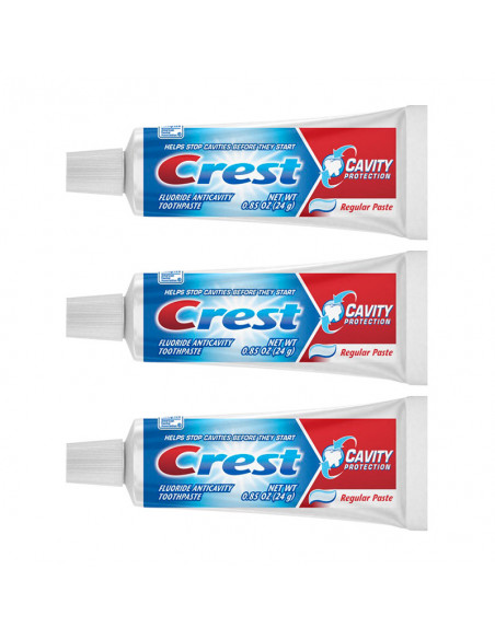 Crest Cavity Protection Regular Paste Mini - Зубная паста (комплект из 3-х зубных паст) фото 1