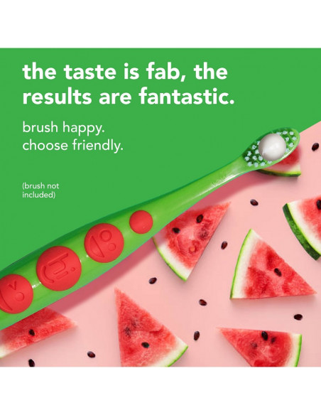 Отбеливающая зубная паста Hello Kids Fluoride Free Watermelon Natural Flavor фото 8