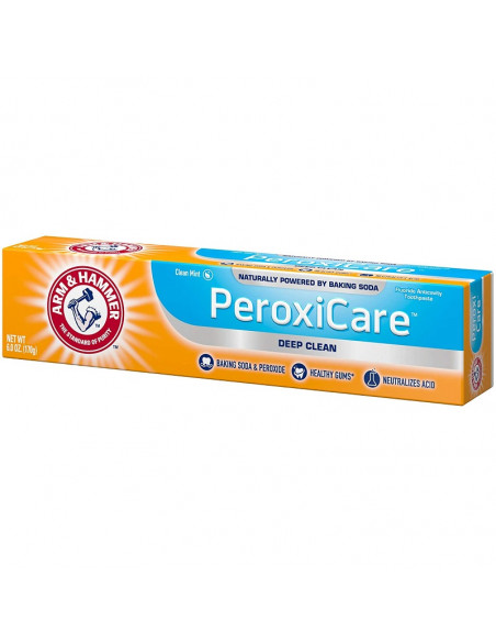 Отбеливающая зубная паста ARM & HAMMER PeroxiCare Clean Mint фото 2