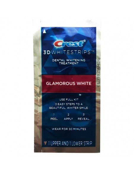 Crest 3D Whitestrips Glamorous White New 2021 (7 пакетиков) фото 2