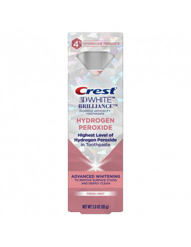 Отбеливающая зубная паста Crest 3D White Brilliance Hydrogen Peroxide фото 1