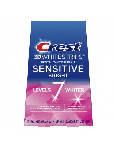 Crest 3D Whitestrips Sensitive Bright New 2023 фото 1