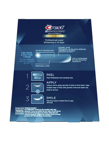 Crest 3D Whitestrips Radiant Express New 2022 фото 2