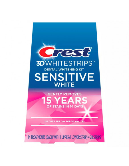 Crest 3D Whitestrips Sensitive White New 2023 фото 1