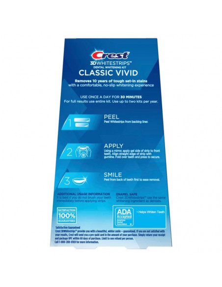 Crest 3D Whitestrips Classic Vivid New 2023 фото 2