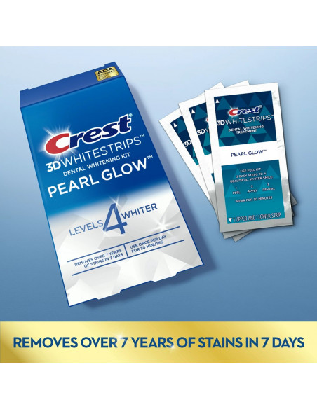 Crest 3D Whitestrips Pearl Glow фото 4