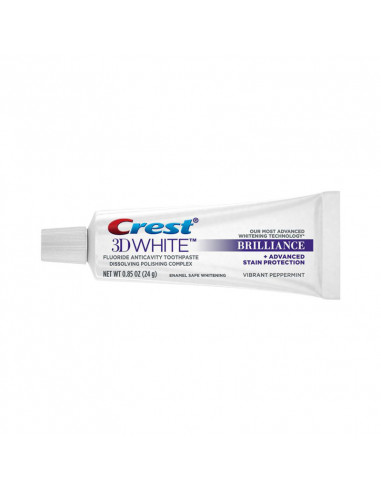 Отбеливающая зубная паста Crest 3D White Brilliance Vibrant Peppermint Mini фото 1