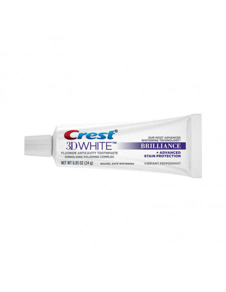 Отбеливающая зубная паста Crest 3D White Brilliance Vibrant Peppermint Mini (комплект из 3-х зубных паст) фото 2