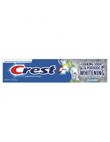 Отбеливающая зубная паста Crest Baking Soda & Peroxide Whitening with Tartar Protection фото 1