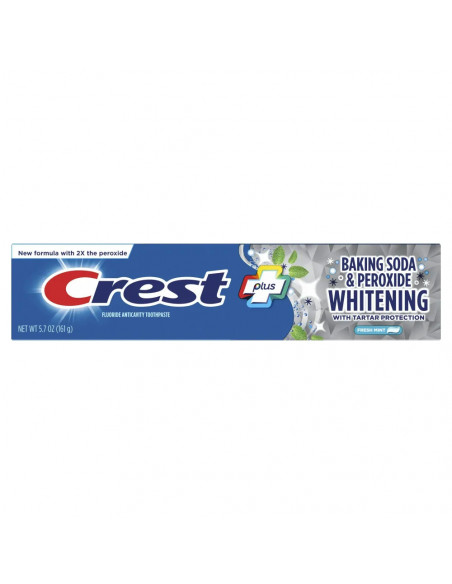 Отбеливающая зубная паста Crest Baking Soda & Peroxide Whitening with Tartar Protection фото 1