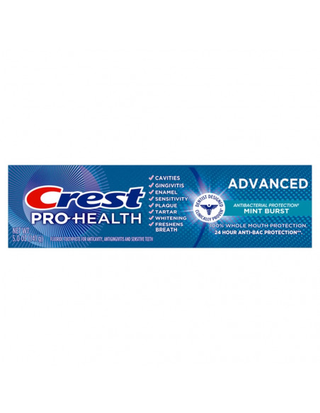 Зубная паста Crest Pro-Health Advanced Antibacterial Protection Mint Burst фото 1