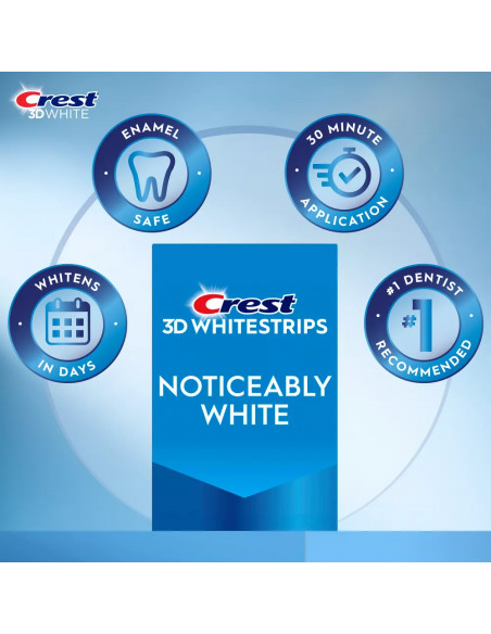 Crest 3D Whitestrips Noticeably White New 2025 фото 5