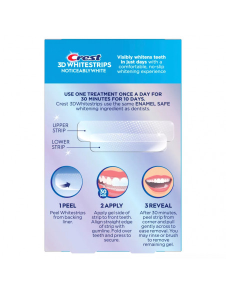 Crest 3D Whitestrips Noticeably White New 2025 фото 3